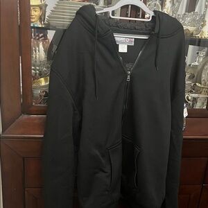 Black Zip-Up Hoodie